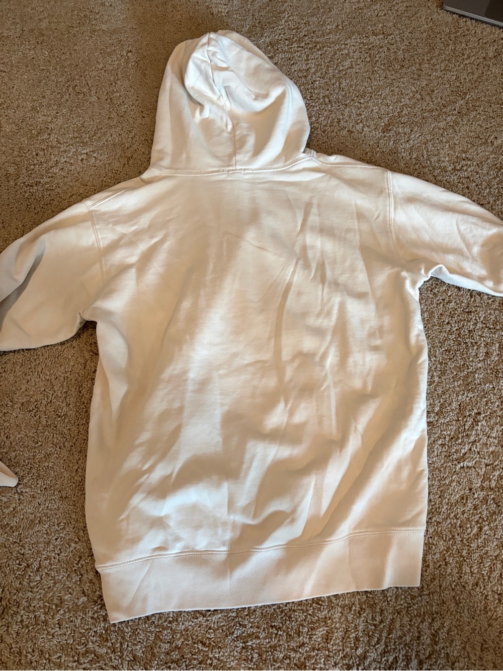 Brandy Melville Cream Hoodie - Picture 3 of 3